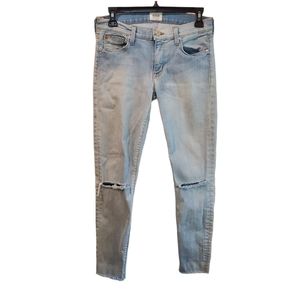 Hudson Harkin Crop Super Skinny Cuff Jeans‎ Size 29 Made In USA